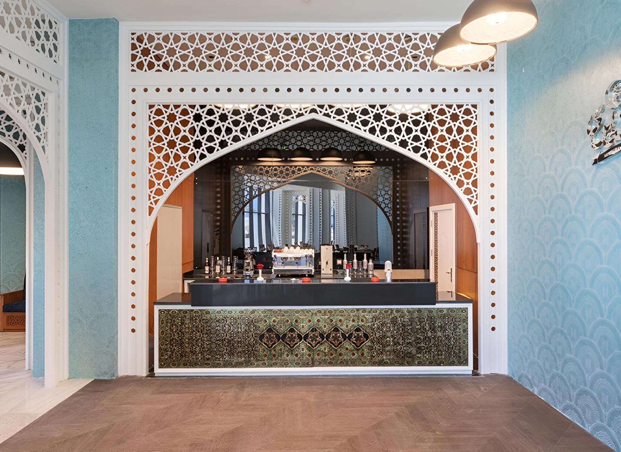 Rixos Premium Alamein El Alamein Buitenkant foto The interior of the hotel