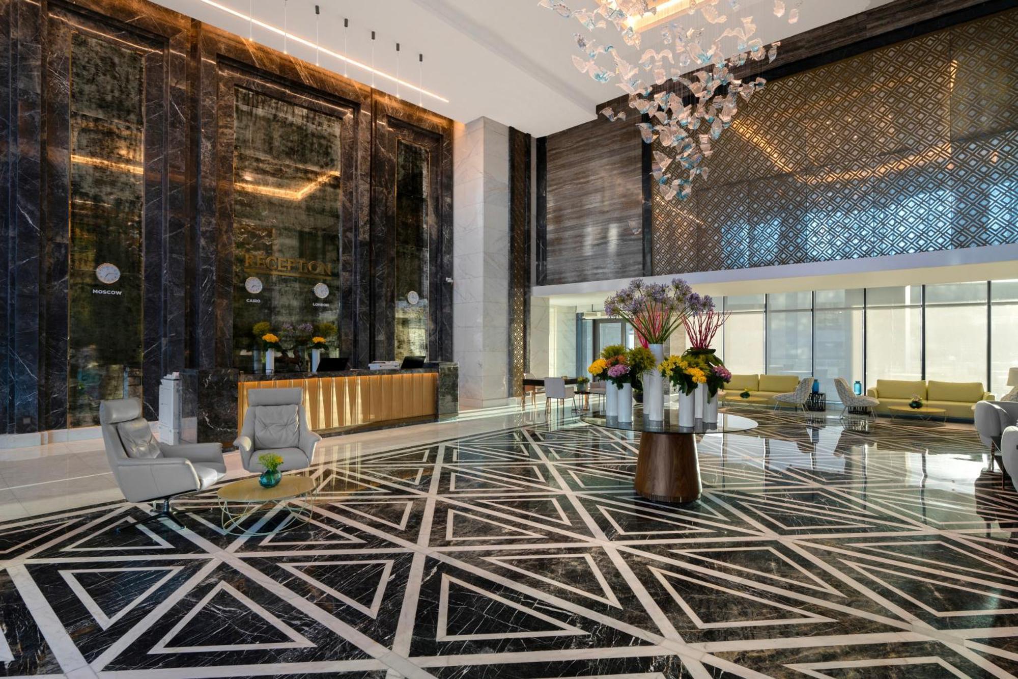 Rixos Premium Alamein El Alamein Buitenkant foto Lobby
